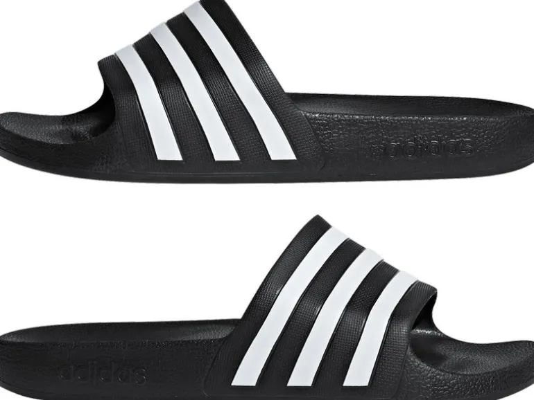 adidas Adilette Aqua Slides Schwarz, 47