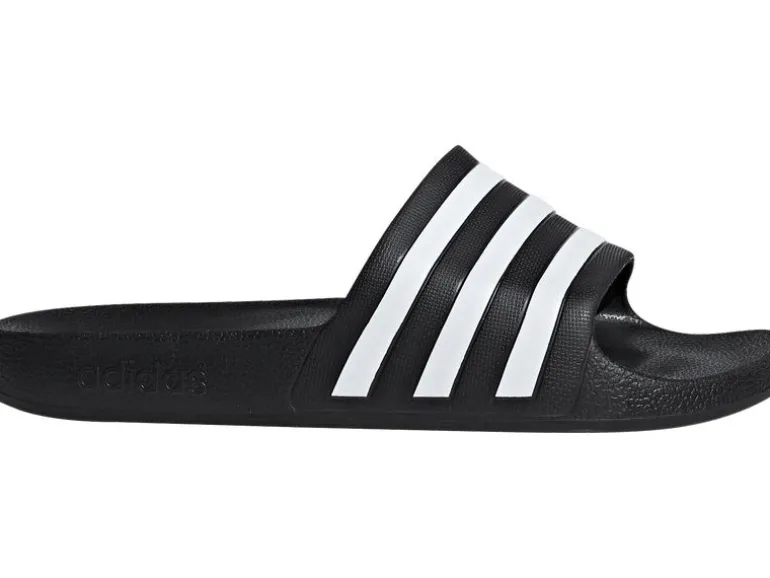 adidas Adilette Aqua Slides Schwarz, 47
