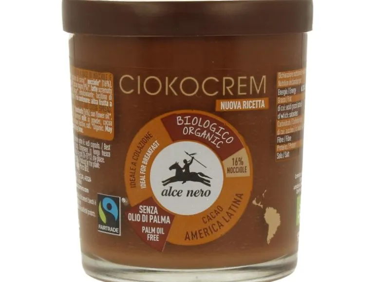 Alce Nero Bio Haselnuss-Brotaufstrich ciokocrem 180 g