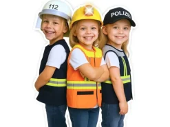 alldoro Polizei Rollenspiel-Set 9-teilig mit LED-Blaulicht und Sound