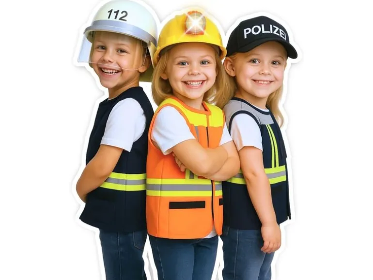 alldoro Polizei Rollenspiel-Set 9-teilig mit LED-Blaulicht und Sound