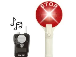 alldoro Polizei Rollenspiel-Set 9-teilig mit LED-Blaulicht und Sound
