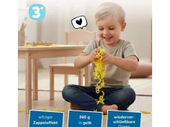 alldoro Squishy Worms Gelb, Kunststoff, 120 g