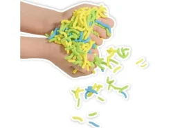 alldoro Squishy Worms Gelb, Kunststoff, 120 g