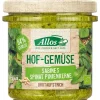 Allos Bio Hofgemüse Brotaufstrich Spinat Pinienkerne Glas 135 g