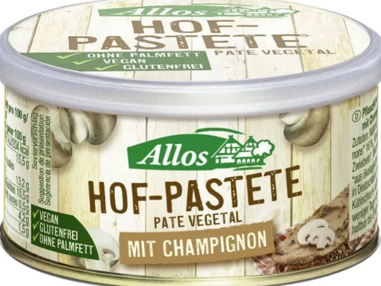 Allos Bio Hof Pastete Champignon Dose 125 g