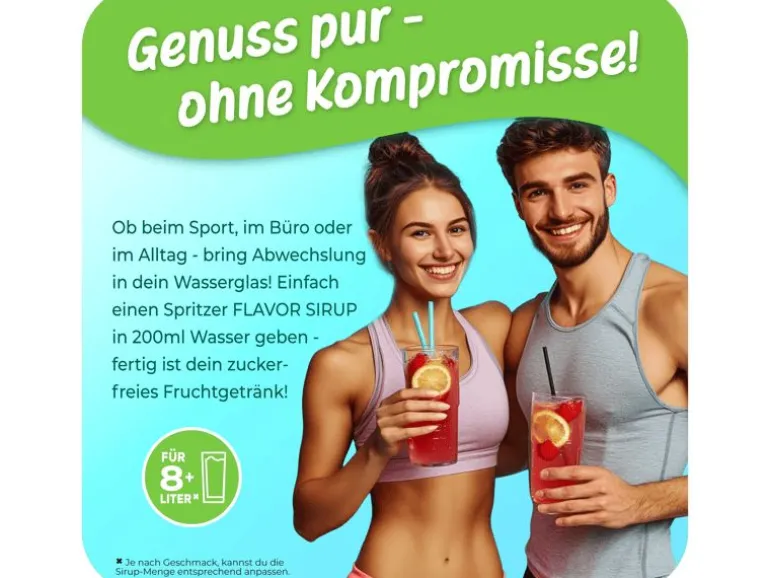 All Stars Flavor Sirup 5 x 65 ml Flasche Erdbeere/Lemon-Lime