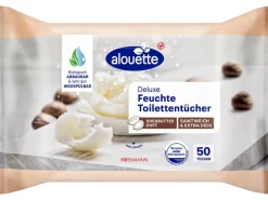 alouette Feuchttücher Deluxe Sheabutter-Duft 50 Stück