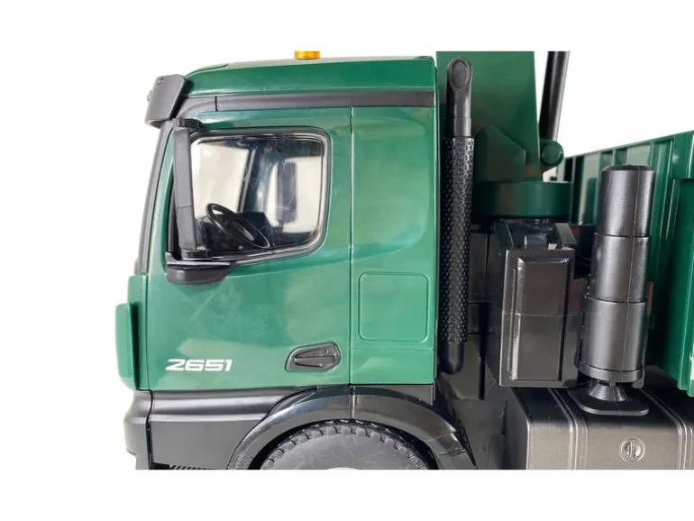 Amewi Lastwagen Mercedes Benz Arocs Kipper mit Kran 1:18, RTR