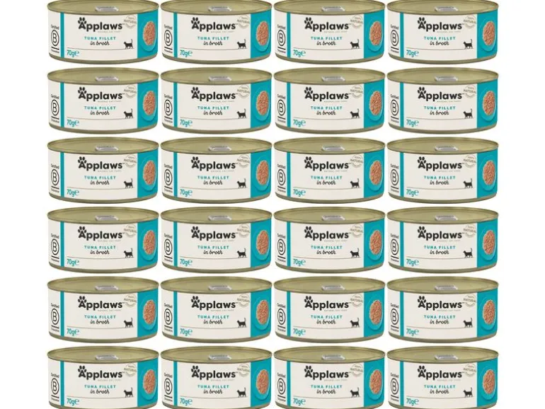 Applaws Nassfutter Dose Thunfischfilet, 24 x 70 g