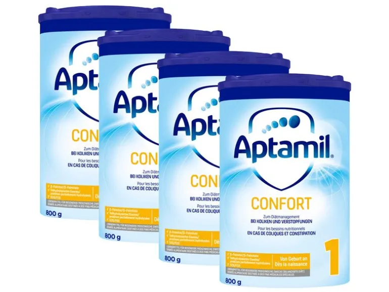Aptamil Anfangsmilch Confort 1, 4x 800 g