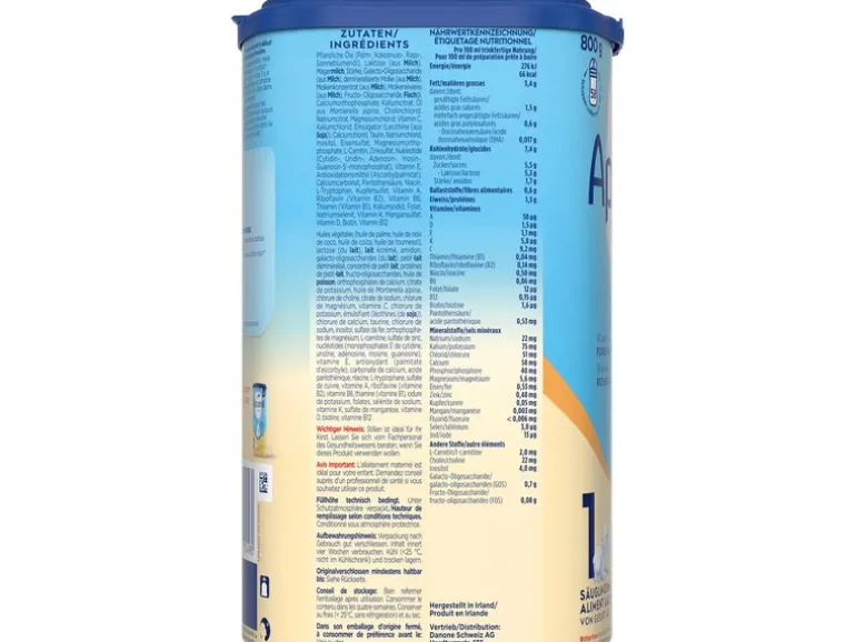 Aptamil Anfangsmilch Sensivia 1, 4x 800 g