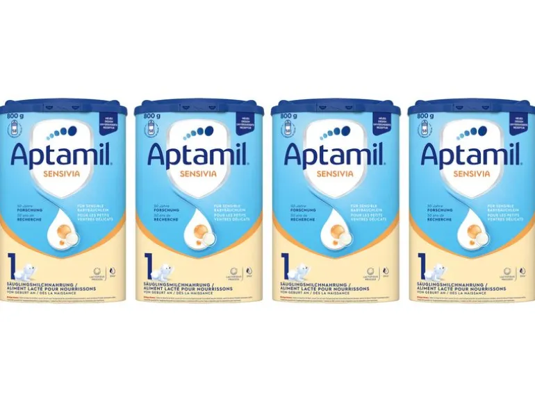 Aptamil Anfangsmilch Sensivia 1, 4x 800 g