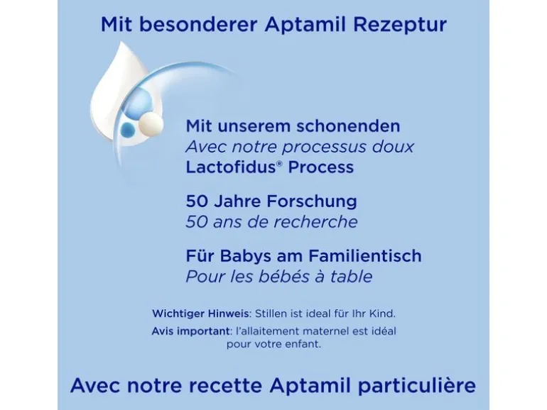 Aptamil Folgemilch Pronutra 3, 4x 800 g