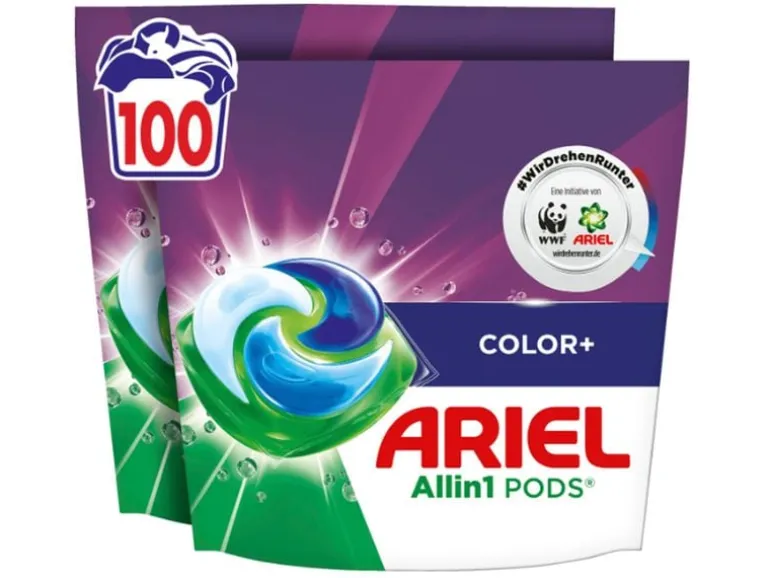 Ariel Waschmittel Kapseln All-in-1 Pods Color 100 Stück