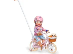 Baby Born Fahrrad mit Welpen Lucky und Stützrädern