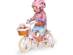 Baby Born Fahrrad mit Welpen Lucky und Stützrädern