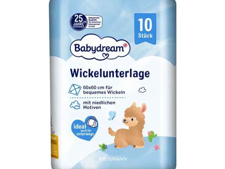 Babydream Einweg-Wickelunterlage 10 Stück