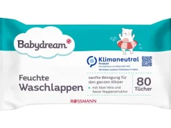 Babydream Feuchttücher Feuchte Waschlappen 80 Stück