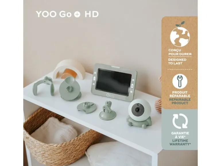 Babymoov Babyphone mit Kamera Yoo Go Plus HD Grün