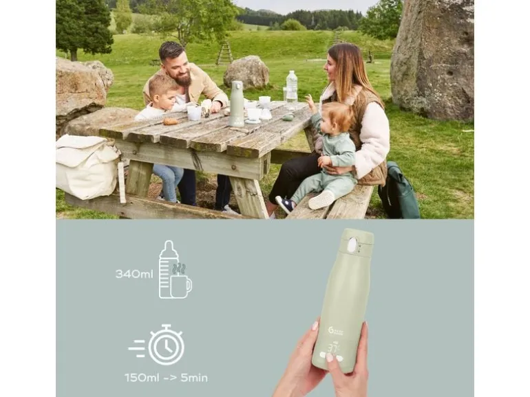 Babymoov Flaschenwärmer Moov & Feed Sage Green