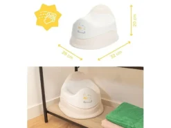 Badabulle Töpfchen Töpfchen Beige/Weiss