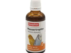 Beaphar Mausertropfen 50 ml, Vitamintropfen für Ziervögel