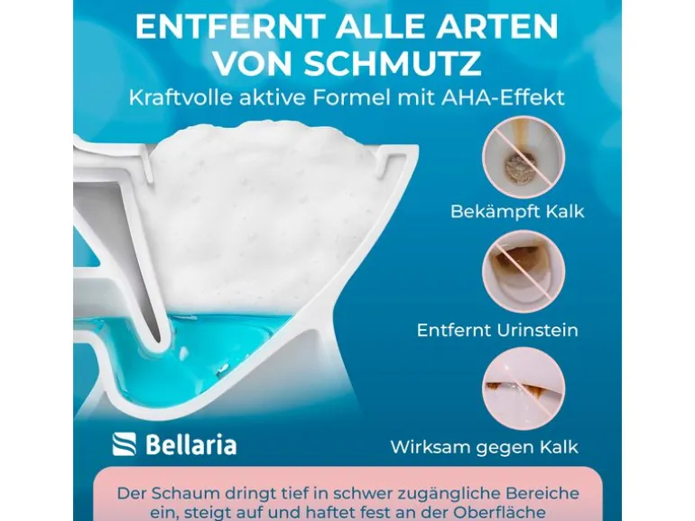Bellaria WC-Reiniger Schaum «deep ocean» 700 ml