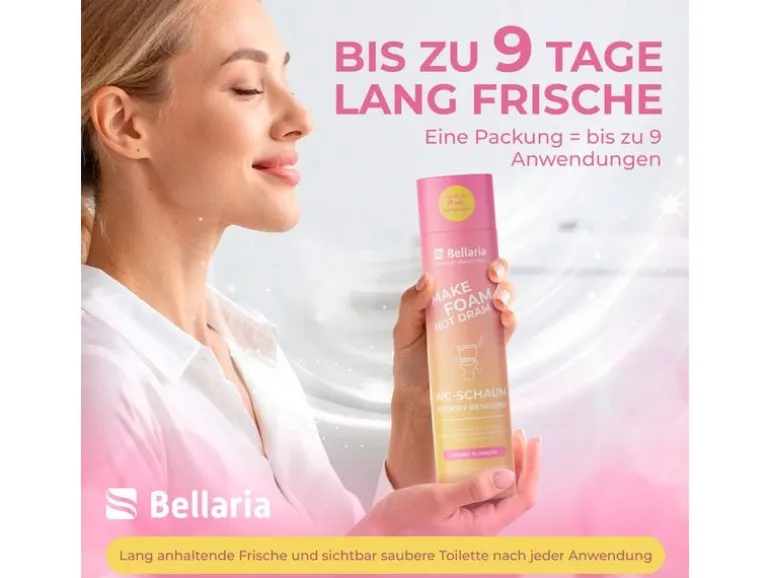 Bellaria WC-Reiniger Schaum «spring flowers» 700 ml