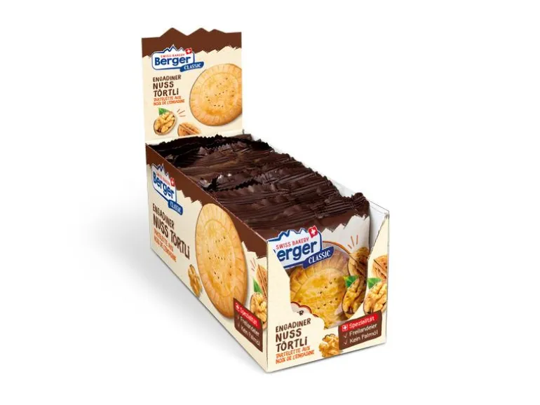 Berger Gebäck Engadiner Nusstörtli 10 x 74 g