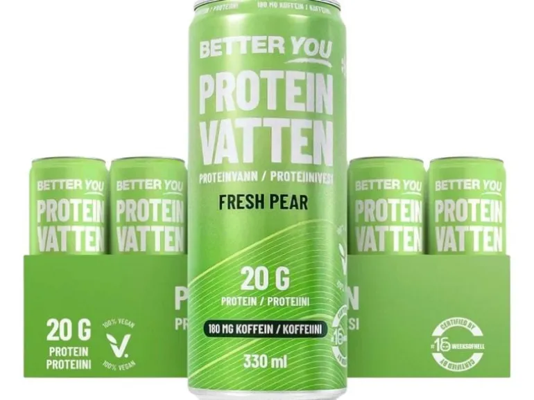 Better You Soda Vegan Protein Soda Fresh Pear, koffeinhaltig 24 x 330 ml