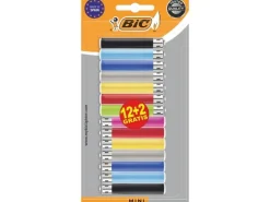 BIC Reibradfeuerzeug J25 Mini, 14er Pack
