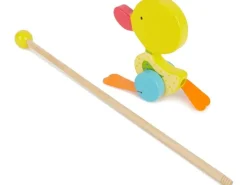 bieco Schiebespielzeug Roller-Strichwatscheente Gelb