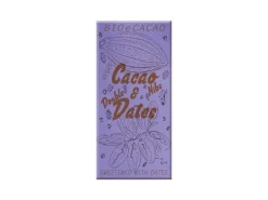 BioeCacao Dattelschokolade Double Dates Nibs 51% 90 g