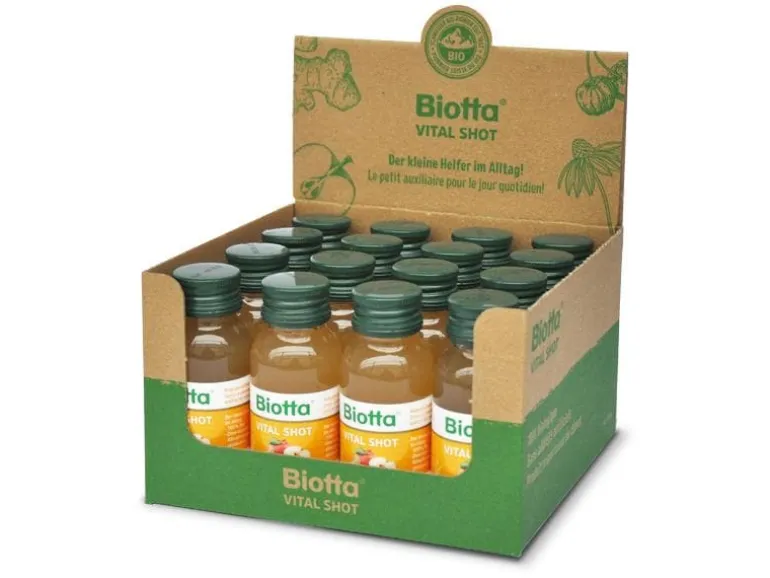 Biotta Bio Vital Shot Ingwer-Apfelessig 16 x 60 ml