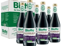 Biotta Säfte Wald-Heidelbeere Bio 6 x 0.5 l