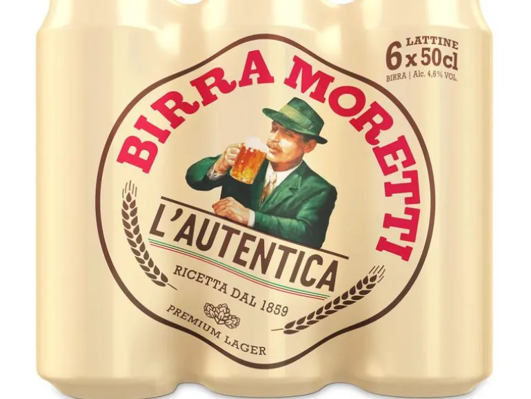 Birra Moretti Bier L`autentica 6 x 0.5 l