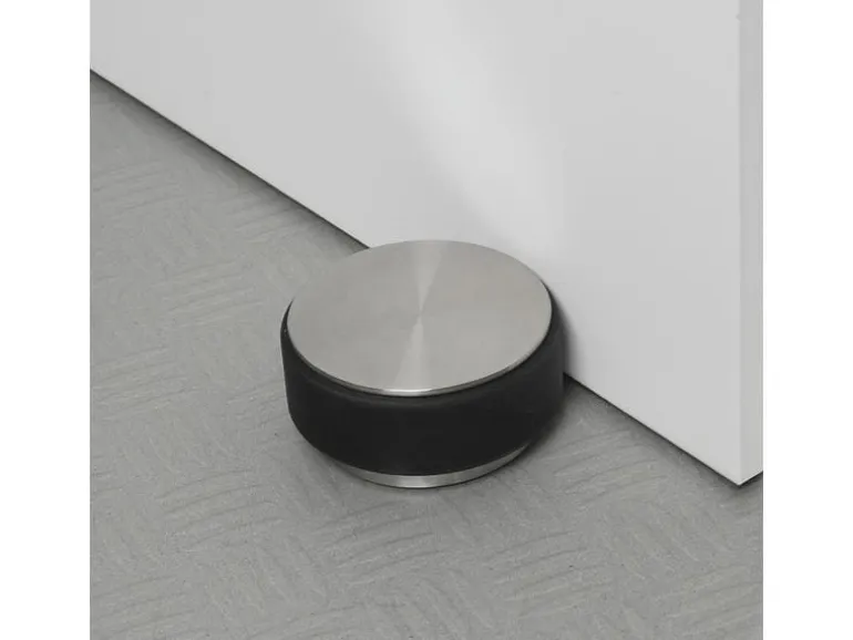 Blomus Türsicherung Stop 1 kg, Schwarz/Silber
