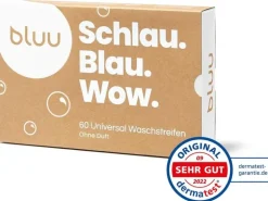 bluu Universal Waschmittelstreifen ohne Duft 60 Stück