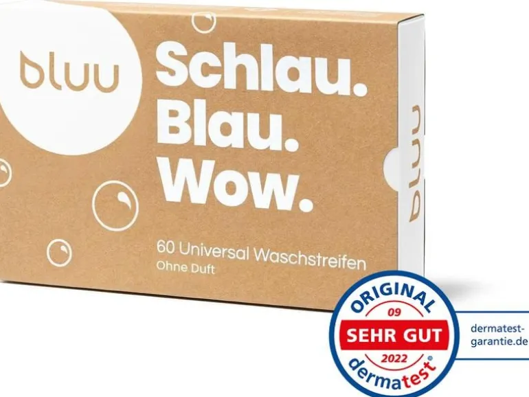 bluu Universal Waschmittelstreifen ohne Duft 60 Stück