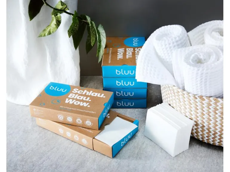 bluu Universal Waschmittelstreifen ohne Duft 60 Stück