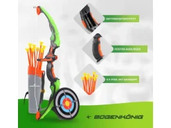 Bogenkönig Bogenschiess-Set leuchtend