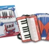 Bontempi Musikinstrument Akkordeon 17 Tasten (C-E) und Halbtöne