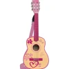 Bontempi Musikinstrument Gitarre 6 Saiten 75 cm pink aus Holz