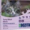 Bozita Nassfutter Häppchen in Sauce Fleisch-Menü, 12 x 85 g