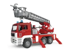 Bruder Spielwaren Feuerwehr mit Drehleiter MAN TGA