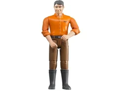 Bruder Spielwaren Figur mit brauner Hose