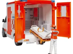 Bruder Spielwaren Rettungsfahrzeug MB Sprinter Ambulanz mit Fahrer