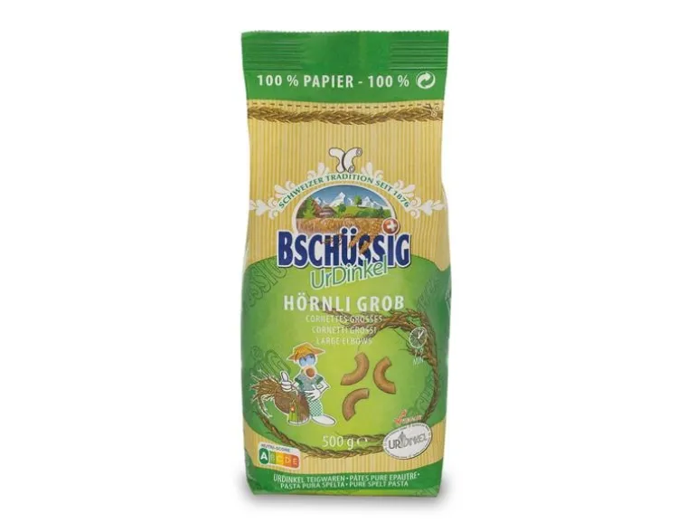 Bschüssig Teigwaren UrDinkel Hörnli grob 500 g
