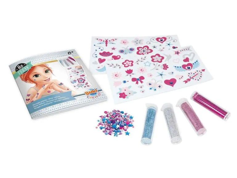 Buki Tattoo Set Be Teens Glitzer